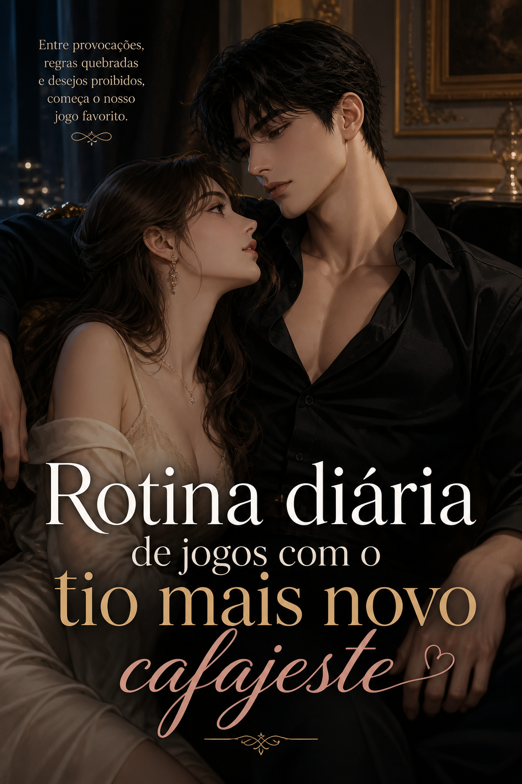 Rotina diária de jogos com o tio mais novo cafajeste